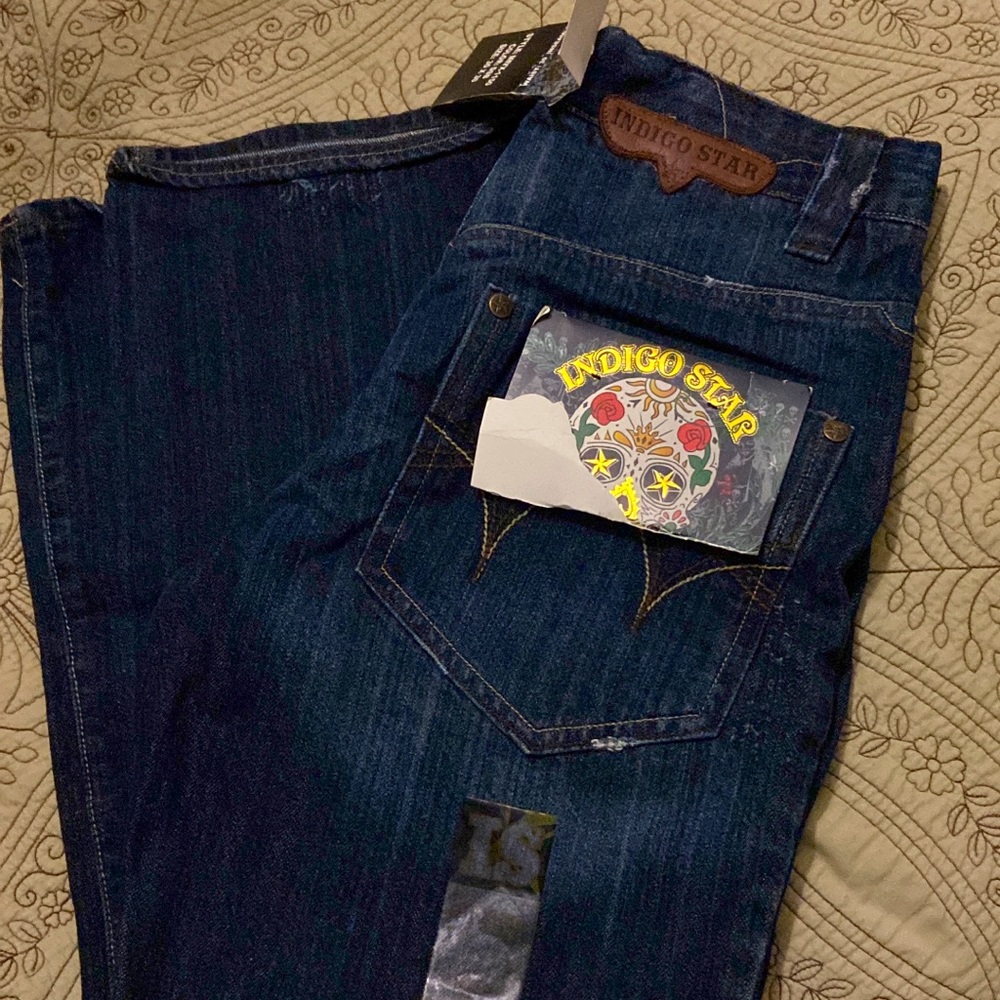 Indigo Star size 30x30 jeans
